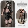 Xianyi Sexy Lingerie Sexy One-piece Patent Leather Bunny COS Uniform Halloween Little Devil Play Set 639