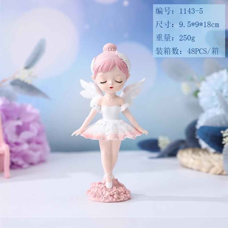Elegant Ballet Girl Figurine, Perfect Valentines Day and Birthday Gift for Dreamy Angel and Fairy Tale Enthusiasts