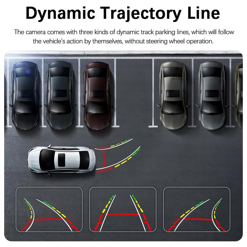Universal AHD Dynamic Trajectory Car Rear View Camera Intelligent Track Guide Line Vehicle Backup Car Camera Night Vision