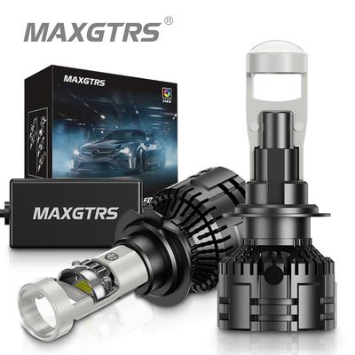 2x H4 Hi/Lo H7 Bi-Led Projector Lens H11 9005 HB3 9006 HB4 Car Headlight Bulb Canbus Lampada 6000K Mini Fog Lamp 12V LHD RHD
