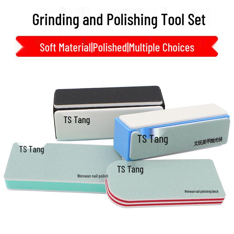 Wenwan Double-Sided Polishing Block: Mirror Finish Sponge Sandpaper Tool for Vajra and Bodhi