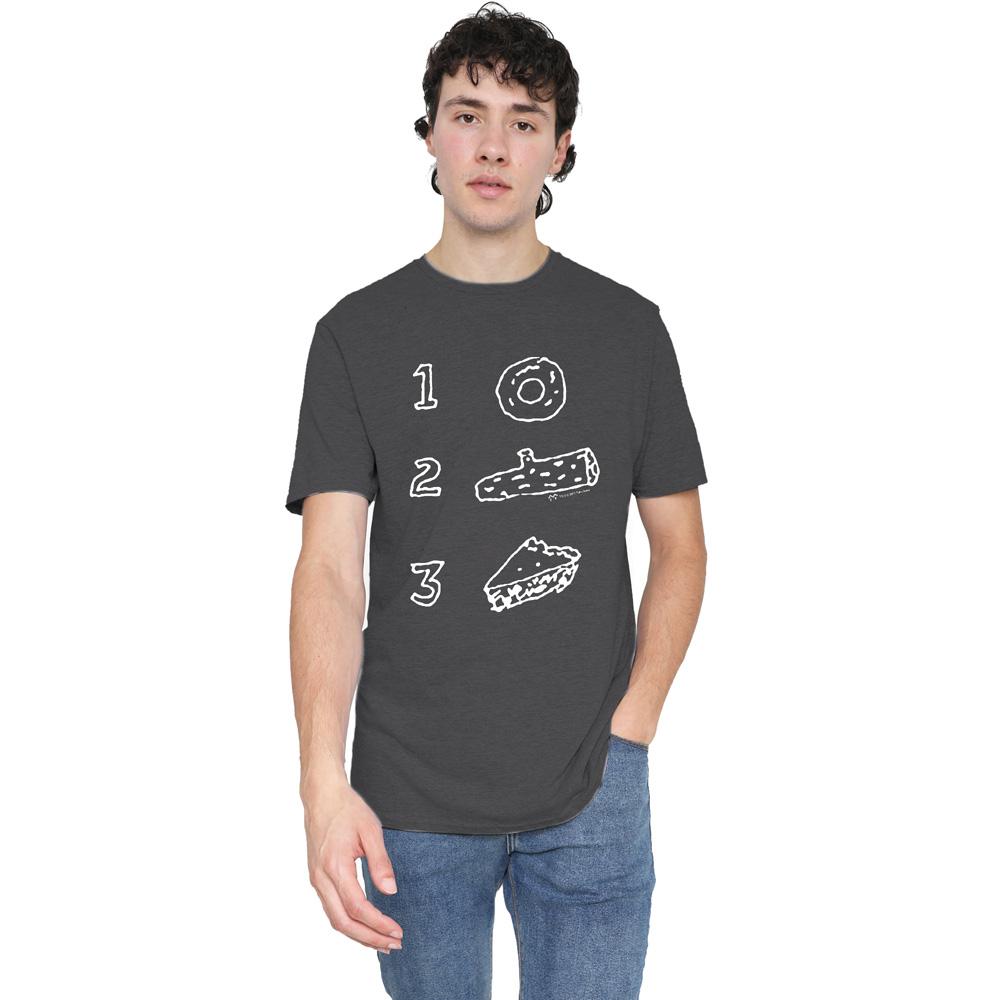 Twin Peaks Unisex Adult Pie Log Donut T-Shirt