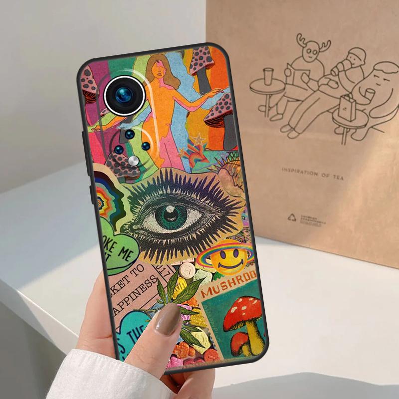 Eye Illustration Case For Honor Magic 8 5 6 7 Pro Cover For Honor 400 200 Lite 50 70 90 X8a X8b X9a X9b X9c