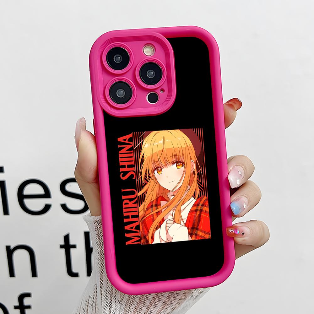 Engel Mahiru Shina Handyhülle für iPhone 17 16 15 14 13 12 11 Air Pro Max Plus Rotes Weiches TPU Stoßfeste Hülle