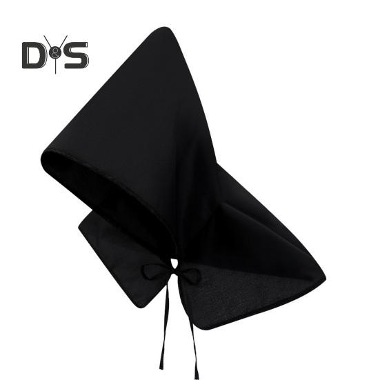 Halloween Hat Retro Steampunk Cosplay Hat Lace-up Shawl Cap Wizard Sorceress Role Play Haunted House Carnival Party Costume