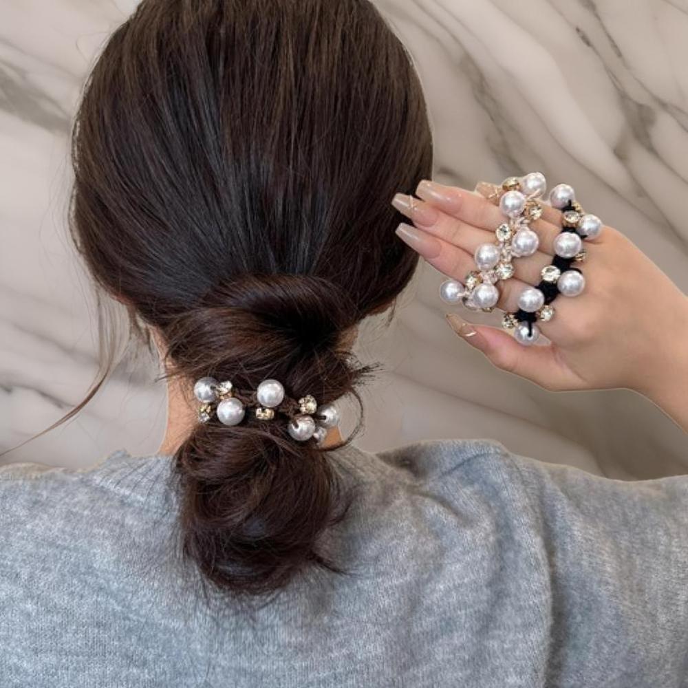 Women's Feminine Pearl Cubic Hair Band