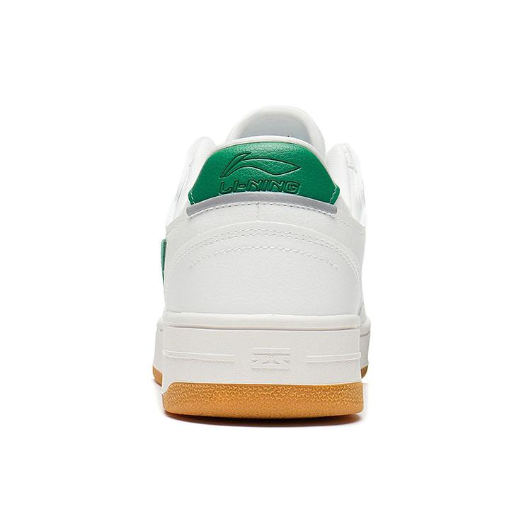 New LiNing Tianji Slip Resistant Cushioning Wear Resistant Low Top Skateboard Shoes White Green AGCS391-1