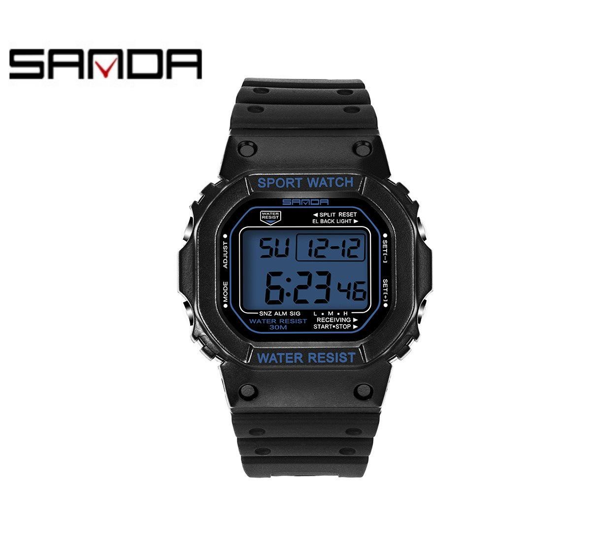 Sanda Luminous Waterproof Shockproof Outdoor Sports Student Watch