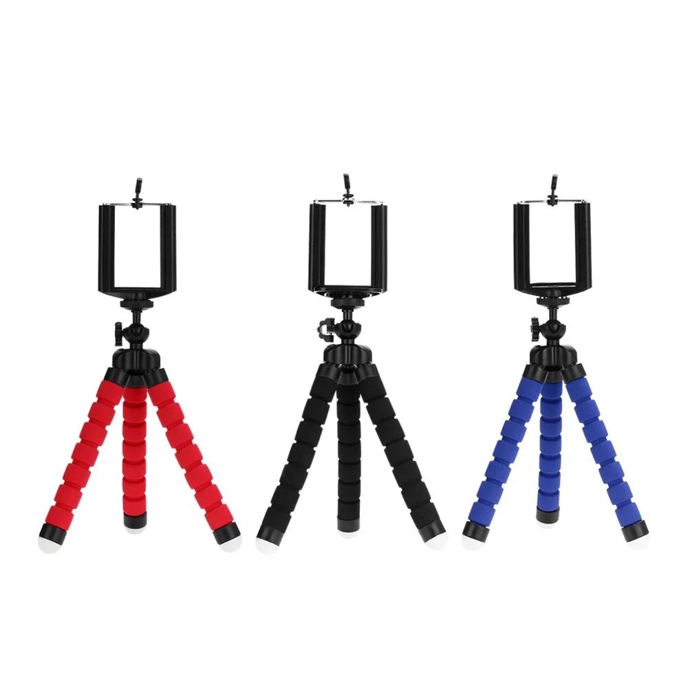 Mini Univerzální Fotografický Telefonní Stativ Stativy Stativ Telefon Mini Držák Klip Smartphone Monopod Trojnohý Stojan