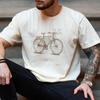 Vintage Fiets Mannen T-shirt, Antiek Fiets Tee, Retro Wielerkleding, Cool Fietser Cadeau, Klassiek Fiets Kunst T-shirt, Uniek Ontwerp
