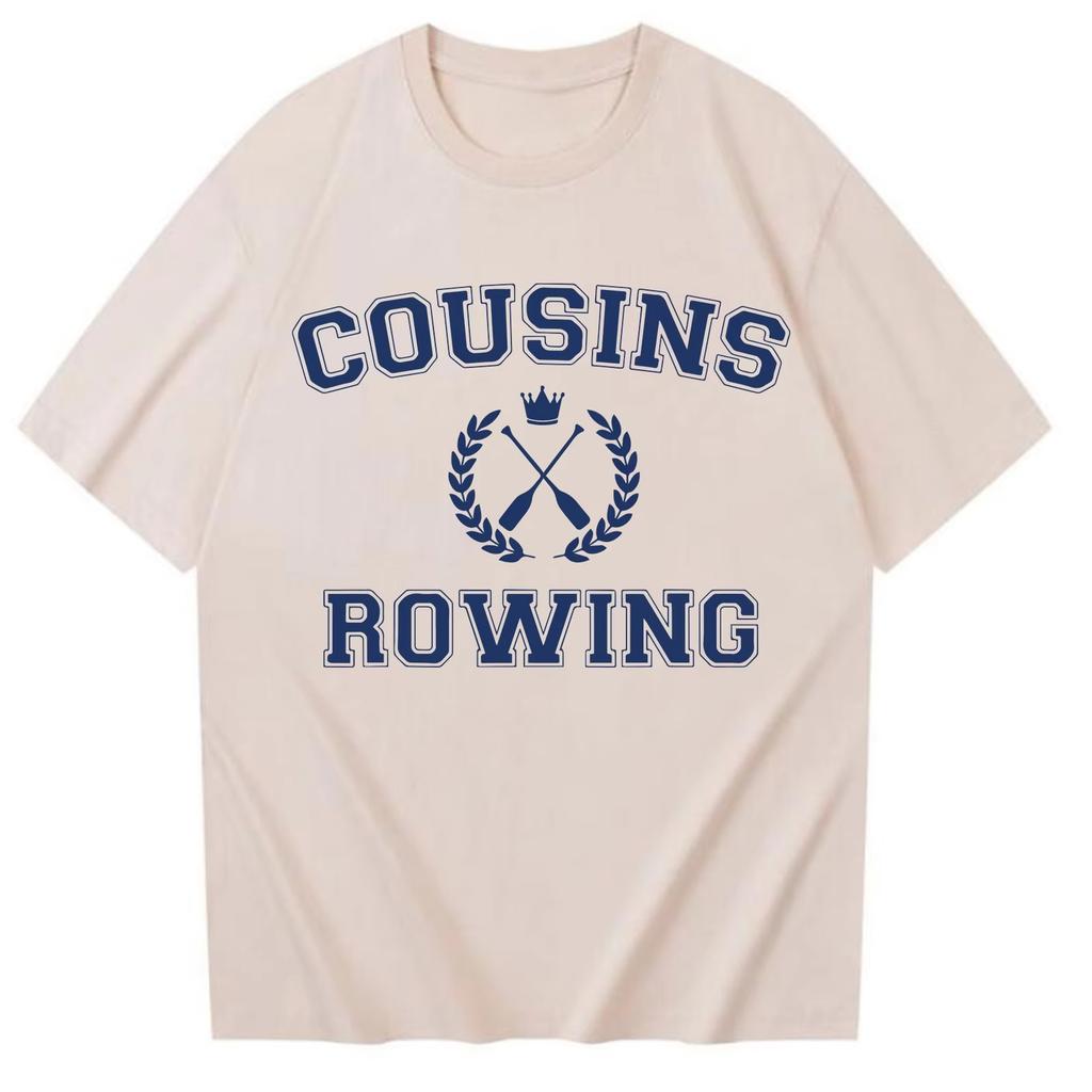 THe Summer I Turned Pretty TShirt Bellys Cousins Rowing 2026 Spring Summer New Fashion Short Sleeve Top Cousins Beach Shirt