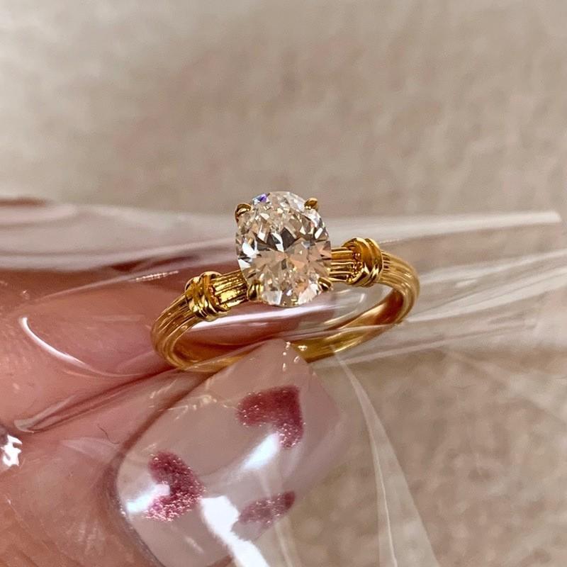 Golden Flower Butterfly Ring Women's Niche Light Luxury High Sense Versatile Open Ring Index Finger Ring New Jewelry