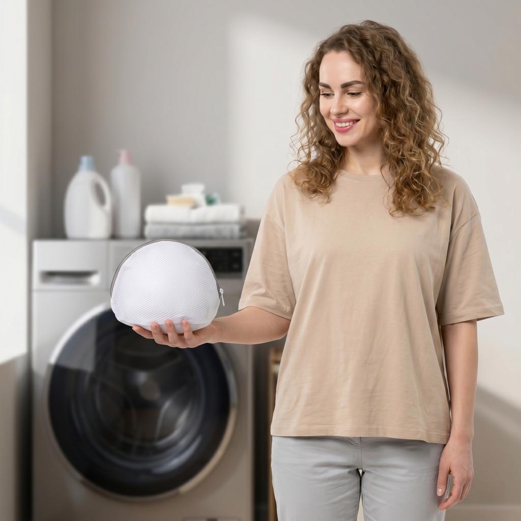 Upgraded 3D Laundry Bag with Handle Washing Machine -Deformation Mesh Bag