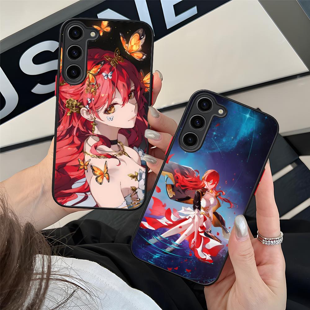 HSR Himeko Silicone Mobile Phone Case for Samsung Galaxy S26 S25 S24 S23 S22 S21 Plus FE Ultra Colorful Cover