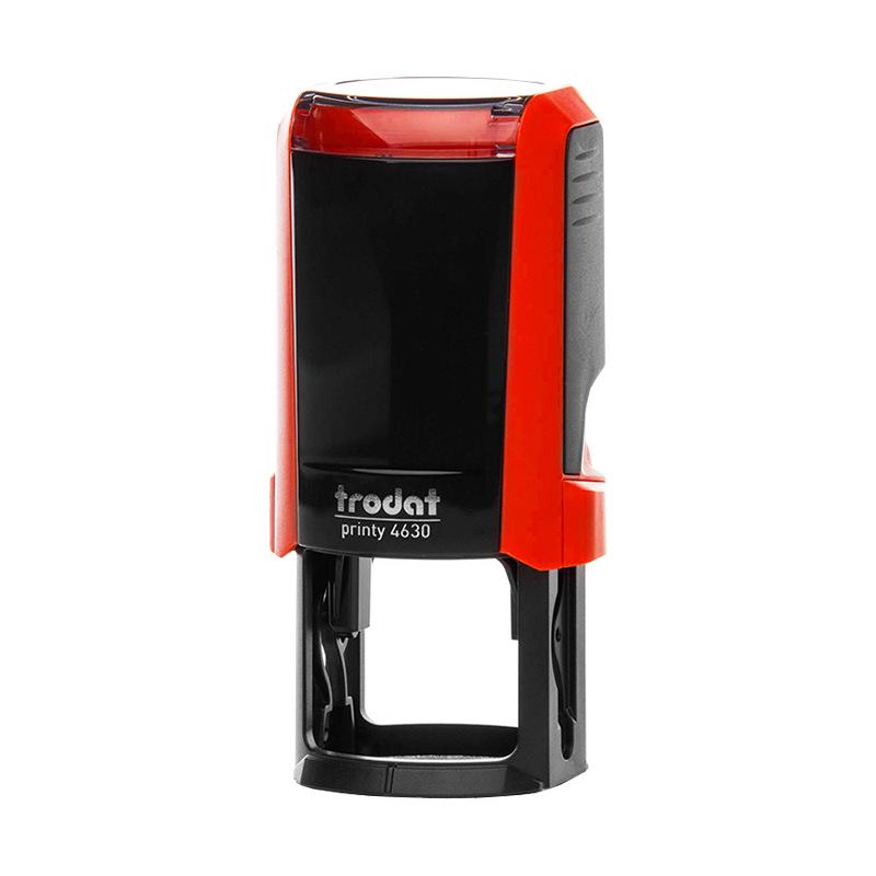 Timbro Rotondo Autoinchiostrante Zhuoda: 30mm, 38mm, 42mm - Design Flip-Top con Inchiostro Integrato per Uso Amministrativo