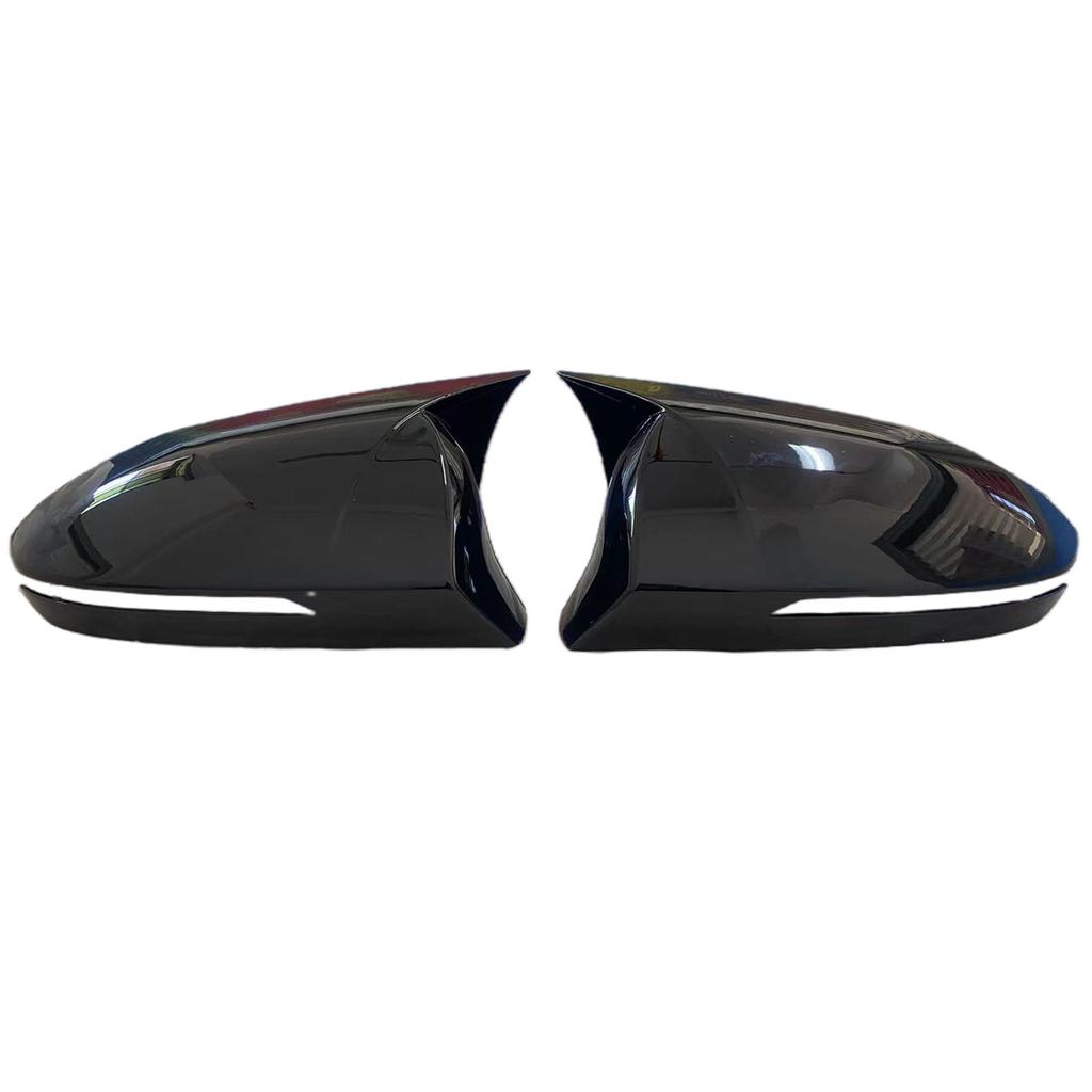 OX Horn Side Wing Mirror Cover Caps for Hyundai Tucson NX4 - Rearview Mirror Cover Shell Trim Add On Car Accessories