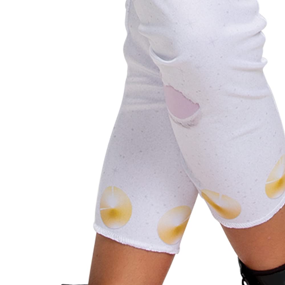 Disguise Queen Barb Trolls Costume, Trolls World Tour Rainbow Barb with Child's Headpiece, Deluxe Size <(7-8), Multicolor