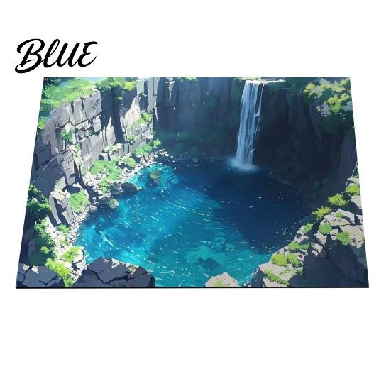 Living Room Area Bottomless Pit Mat 3D Illusion Floor Rug Optical Hole Realistic Fun Entrance