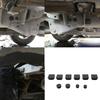 10ks Vodotěsné gumové záslepky podvozku pro Jeep Wrangler JK 07-17 Exteriér