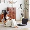 Japanese Foldable Seat Minimalist Lazy Backrest Chair Bedside Mini Sofa Bay Window Relaxing Floor Chair Small Room Use