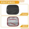 Fuel Tank Door Cap for Honda Civic 2022-2025 Fuel Filler Flap Cover Adhesive Type Glossy Black ABS Fuel Filler Door Gas Cap
