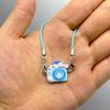 Dollhouse Mini Pendant Cartoon Camera Bow Knot Lanyard Accessory