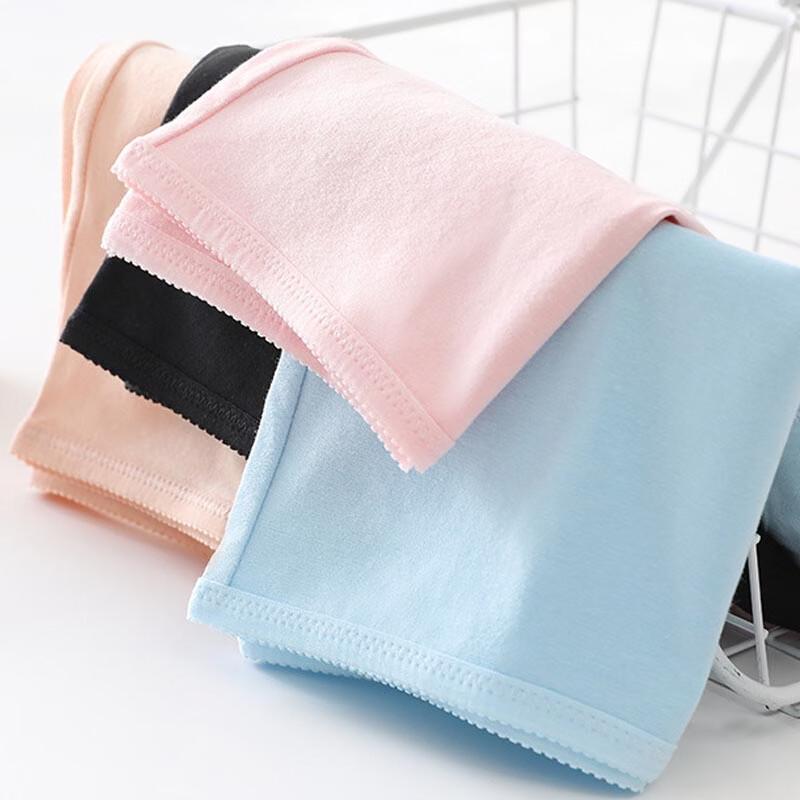 Langsha Women's 4-Pack Cotton Mid-Waist Briefs