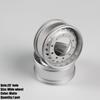 1 Pair Metal Front/rear Hub Wheel Spindle Head Brake Drum for 1/14 Tamiya RC Truck For Scania 770S For Man