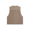 Li Ning CF Anti-Bacterial Anti-Ultraviolet V-Neck Vest Men Vests Stone-Lotus-Brown AMDU037-2