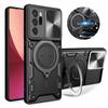 Armor Slide Lens Protector Back Cover For Samsung Galaxy Note 20 Ultra Case Magnetic Ring Stand Funda for Samsung Note20 20Ultra