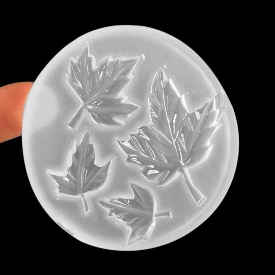 Stampo in silicone foglia d'acero Collana pendente Gioielli Creazione di stampi in resina epossidica fai-da-te