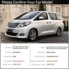 Black Carbon Fiber Door Handle Cover for Toyota Alphard Vellfire AH20 2008~2015 2014 Car Accessories Stickers Trim Set Chrome