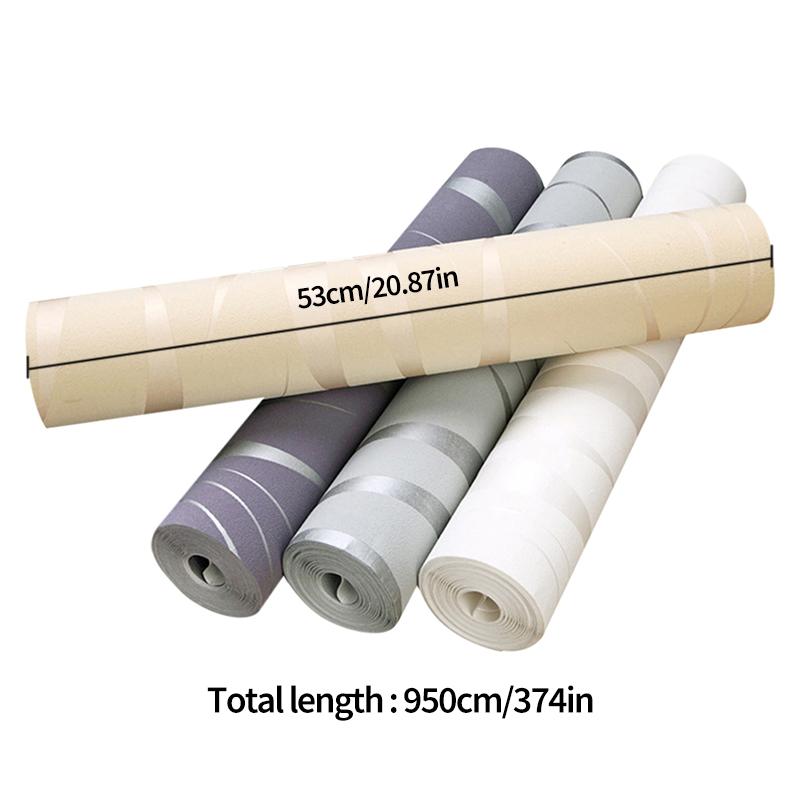 Beautiful Wallpaper 950CM Wave Stripe Wall Sticker Wardrobe Cabinet Table Contact Paper Living Room Bedroom Wallcovering Decor