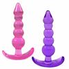 Women Men Silicone Orgasm Anal Beads Balls Butt Plug Ring Play Adult Sex Toy