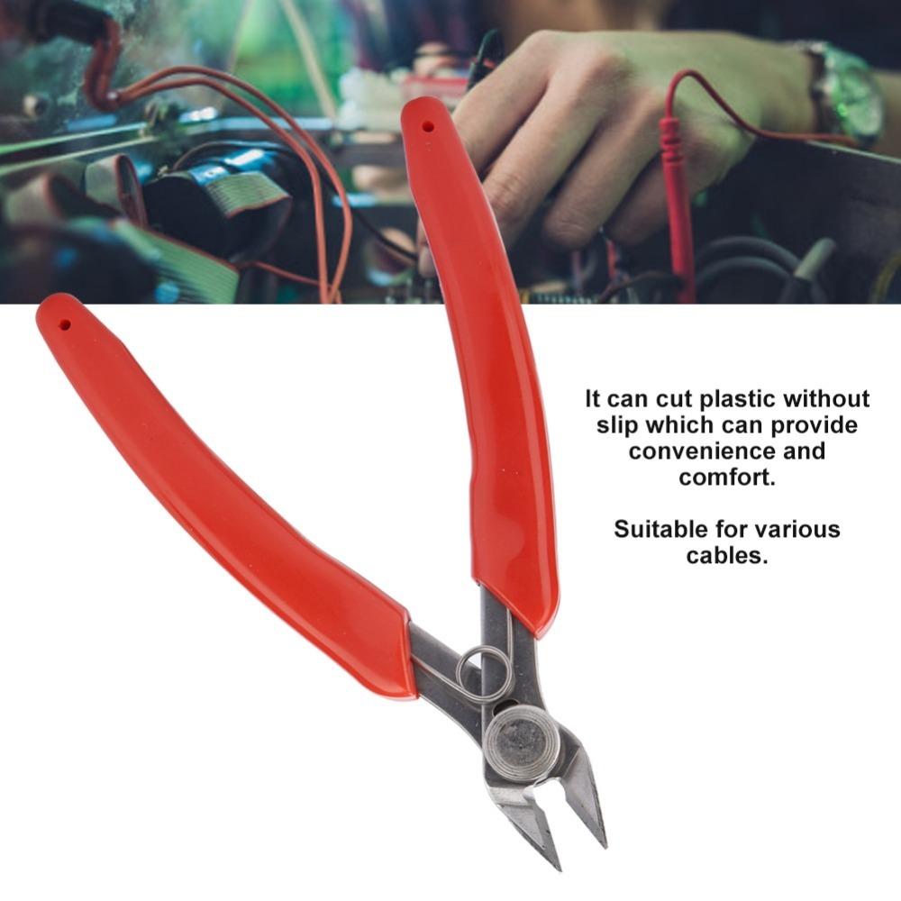 Stainless Steel Diagonal Pliers High Hardness Wire Cutter Electronic Repairs