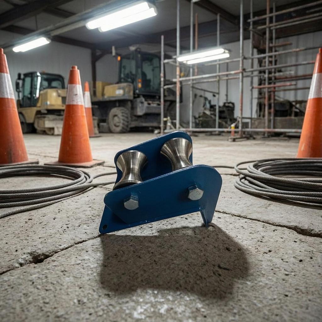 Wire-Guiding Guide Pulley Heavy-Duty Cable Feed Friction-Reducing