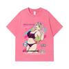 275 GSM Washed T-shirts 100% Cotton Demon Slayer V52 Mitsuri Waifu Print Unisex Heavy Cotton T Shirt