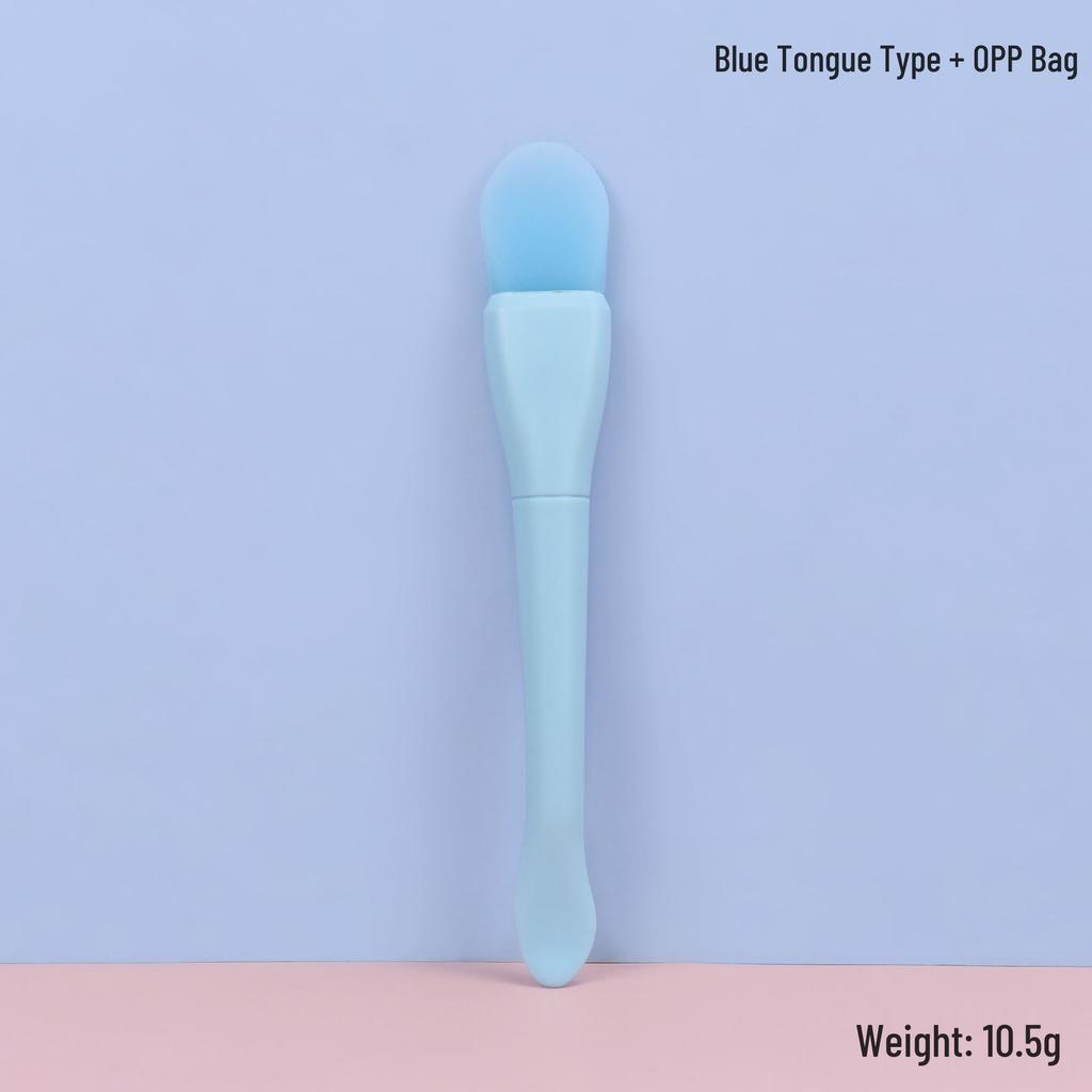 Doppelköpfiges Silikon-Maskenpinsel-Set: Fischschwanzlöffel zum Mischen, Auftragen, Auslöffeln und Entfernen von Schlammmasken