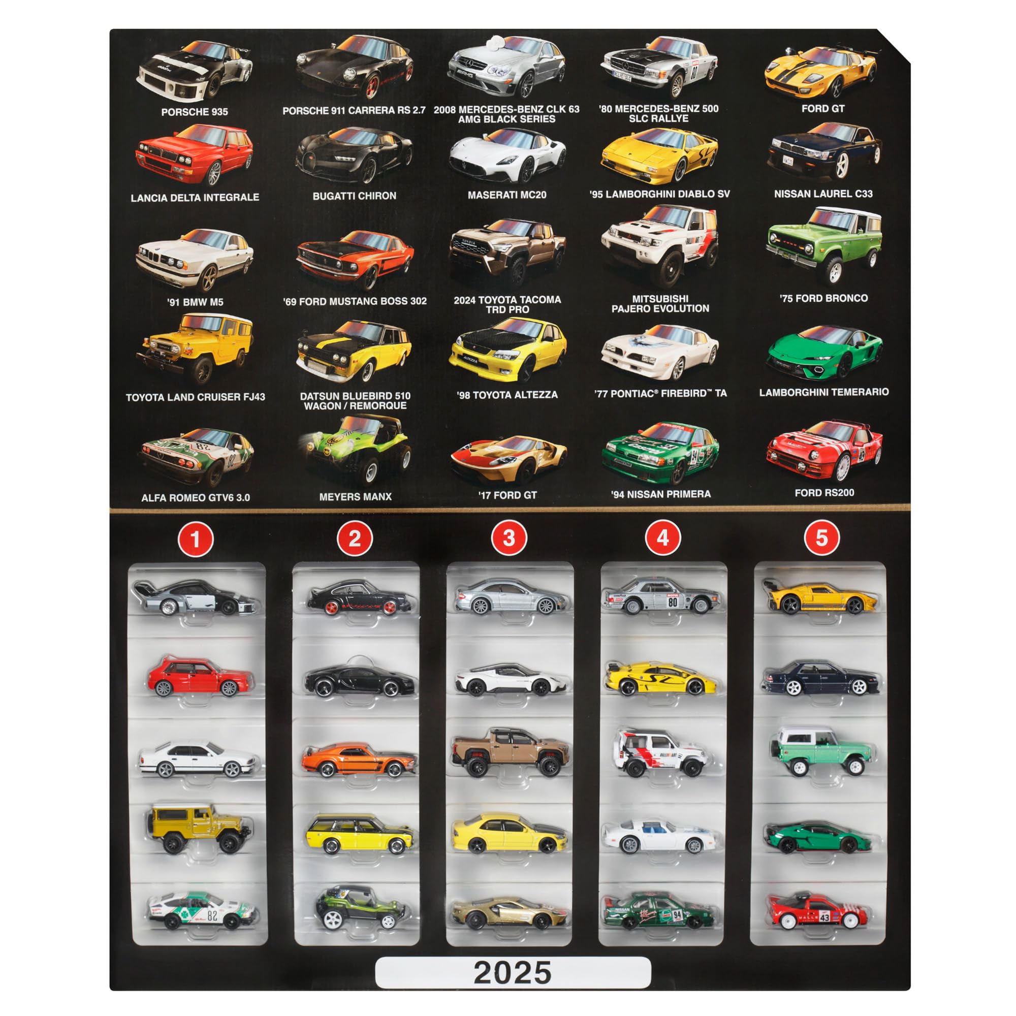 

Hot Wheels Boulevard 25 Car Factory Set Vehicle Miniature 25 Ages JFM00 - Toys, Cars, Cars, 3+, Multi-color