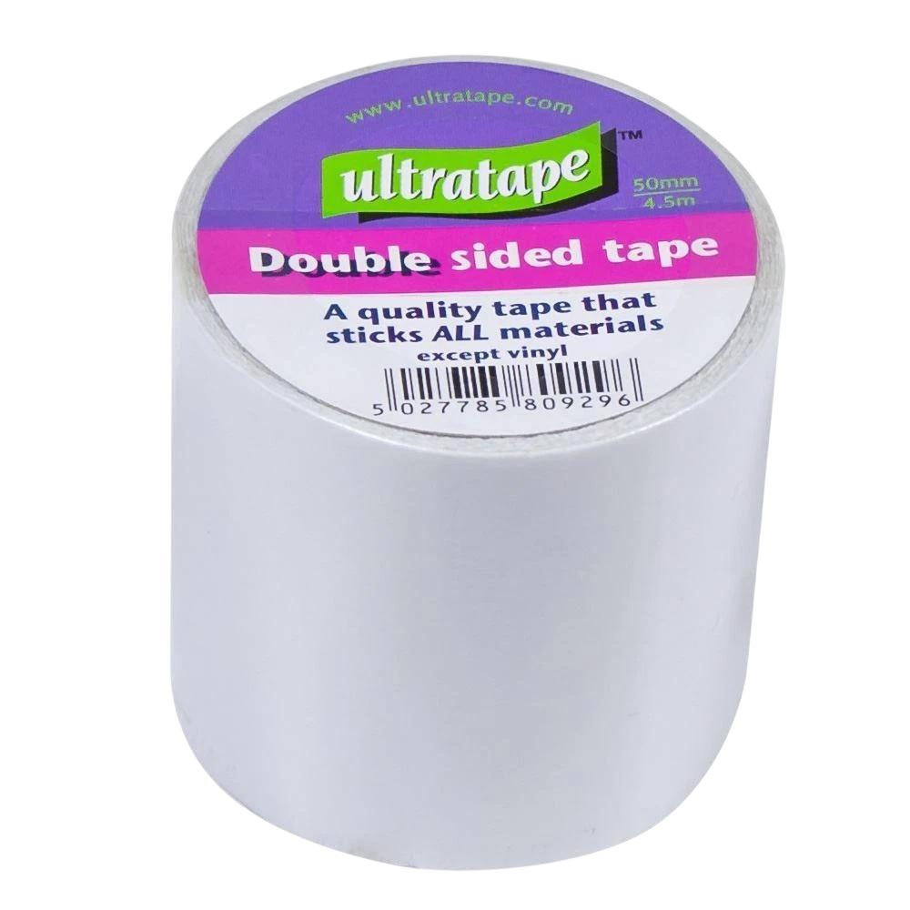 Ultratape Dobbeltsidig tape Hvit 50mm x 4.5m