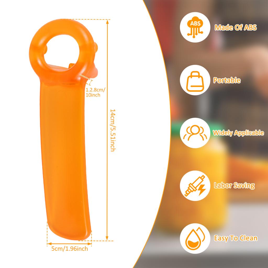 3Pcs Jar Opener Manual Jar Key with Ergonomic Handle Mini Portable Can Lid Opener Tool for Elders Children Women Weak Hands
