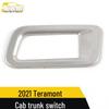 Tiguan Driver's Cabin Trunk Switch Ring & Taillgate Button Patch - Stainless Steel
