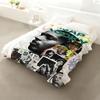 A$Aps R-Rocky A-Asap Throw Flannel Fluffy Soft Blanket Warm Skin-Friendly Throw For Sofa Bed Office Nap Winter
