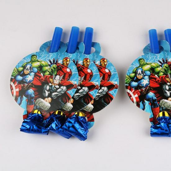 Avengers Tableware Set: Bunting, Cups, Plates, Masks, Cutlery, and Gifts for Indoor Parties