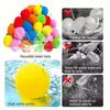 15PCS Reusable Sponge Water Balls Colorful  Adult Kids Sponge Water Bomb Splash Balloons Swimming Pool Summer Water Toy Games