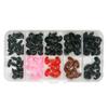75pcs/box Plastic Safety Eyes Black Brown Screw Eyes New Diy Doll Eyes Kit Crafts  For Toys