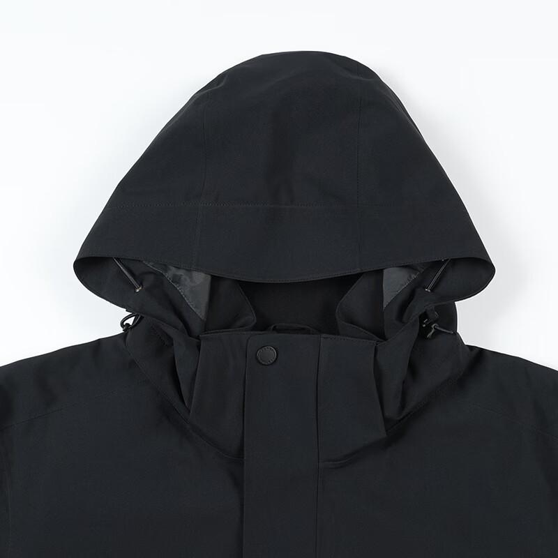 Lanbu Men's Winter Hooded Outdoor Jacket