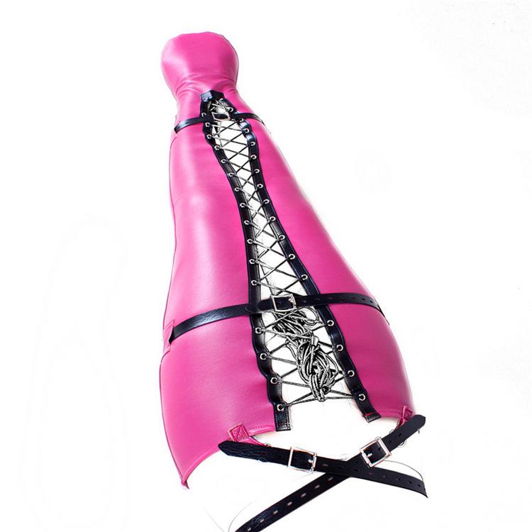 Aisile S.M Black Mermaid Bondage Leather Restraint Outfit
