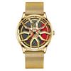 SVJ Men's Fashion Watch S550 Forged Wheel Skeleton Hub Model