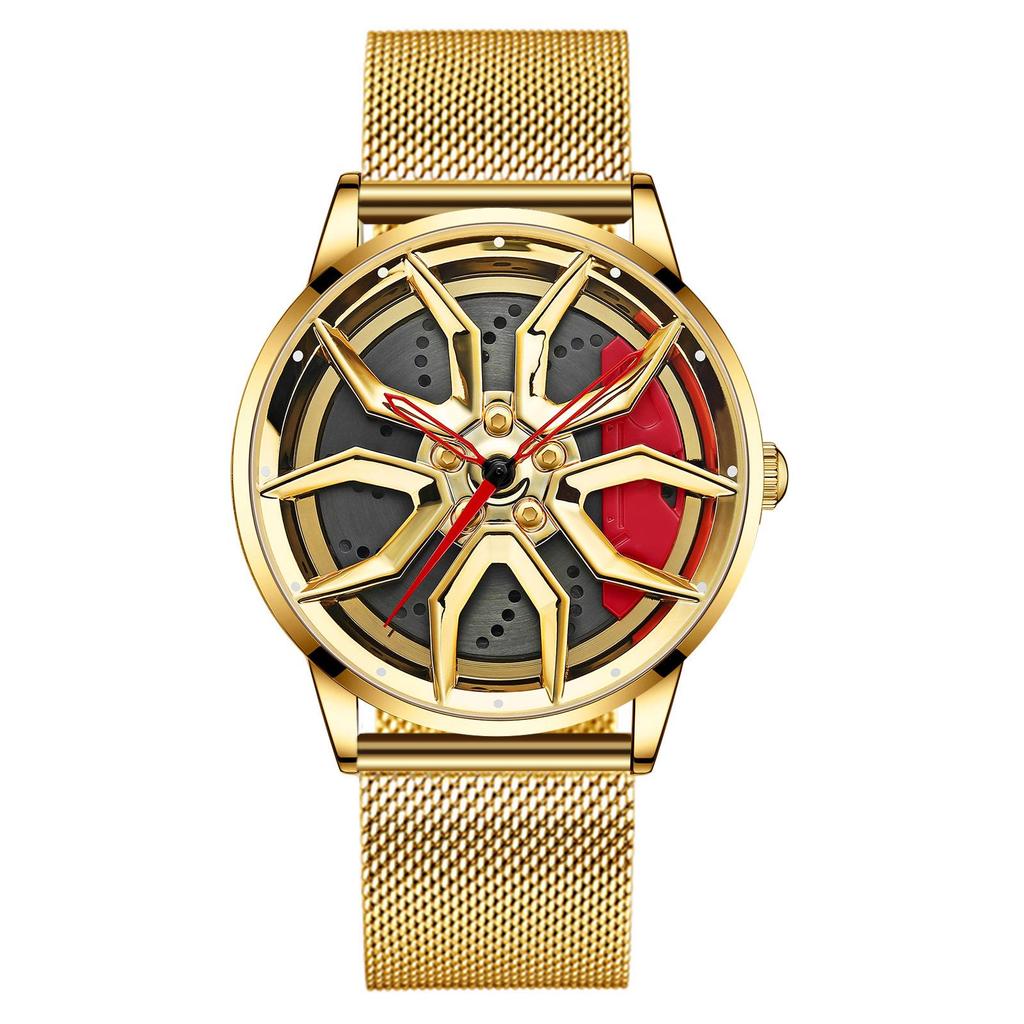 SVJ Men's Fashion Watch S550 Forged Wheel Skeleton Hub Model